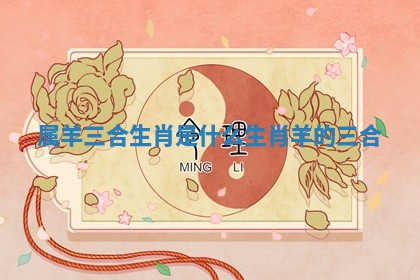 属羊三合生肖是什么_生肖羊的三合