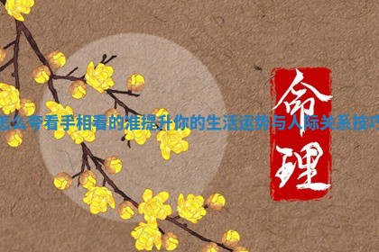 怎么夸看手相看的准提升你的生活运势与人际关系技巧
