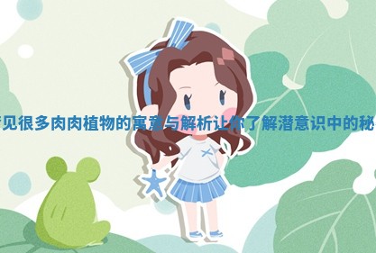 梦见很多肉肉植物的寓意与解析让你了解潜意识中的秘密