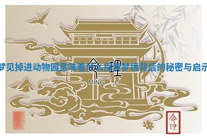 梦见掉进动物园意味着什么探索梦境背后的秘密与启示