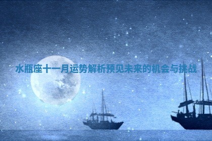 水瓶座十一月运势解析 预见未来的机会与挑战
