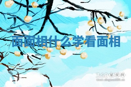 面面相什么_学看面相